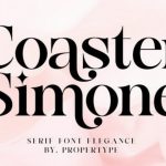 Coaster Simone Font › Fontesk