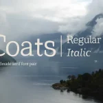Coats Handmade Serif Font - Fonte Grátis Coats Handmade Serif Font