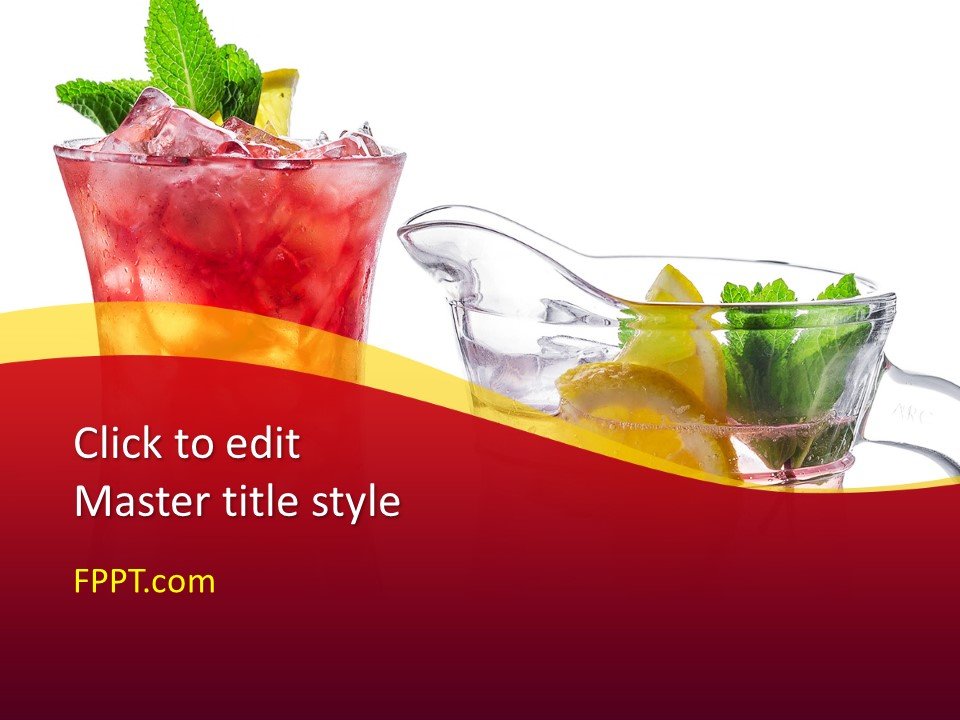 Cocktail PowerPoint Template