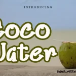 Coco Water Display Font