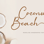 Coconut Beach Calligraphy Font
