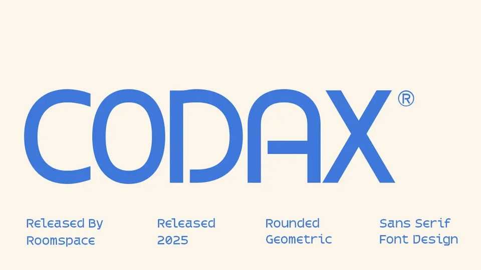 Codax Font › Fontesk