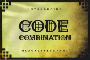 Code Combination Font