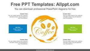 Coffee Bean PowerPoint Diagram Template