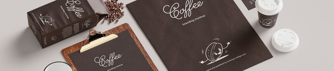 Coffee branding mockup