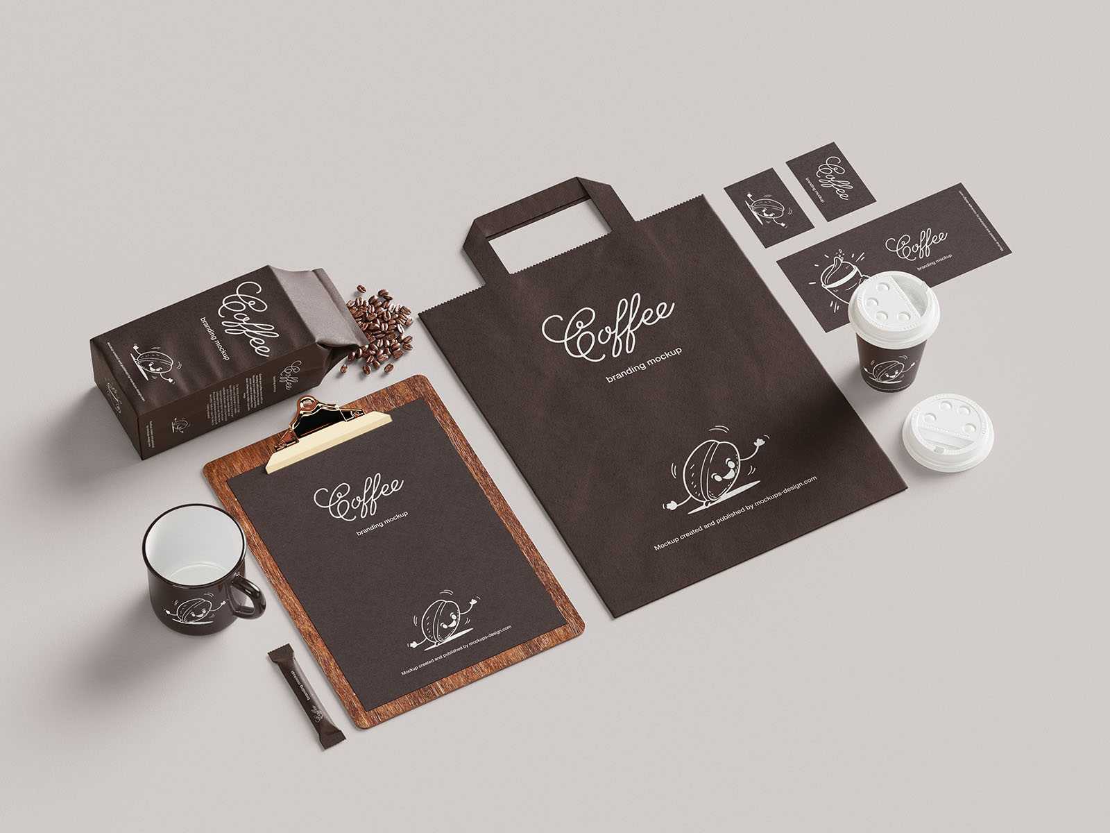 Coffee branding mockup