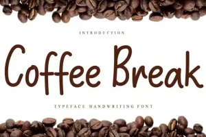 Coffee Break Script Font