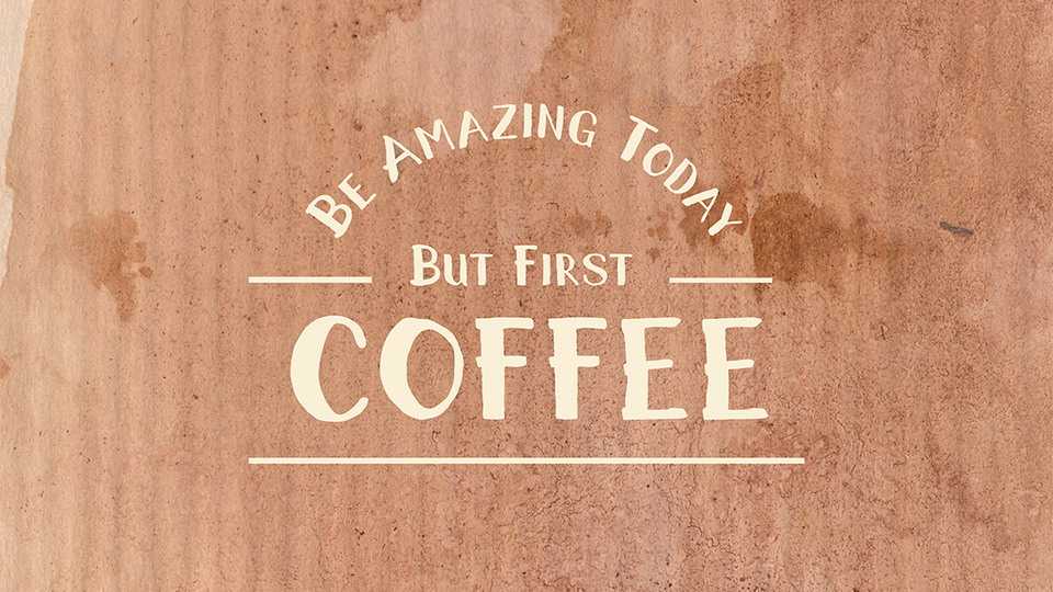Coffee Morning Font › Fontesk