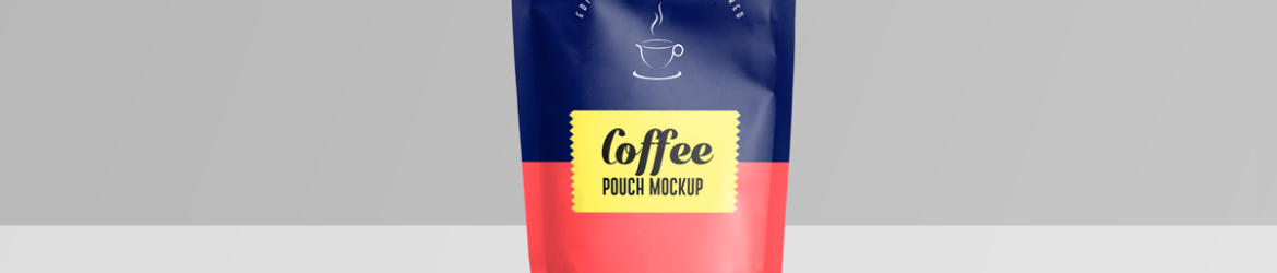 Coffee Pouch Mockup