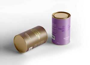 Coffee Tin Can Packaging Mockup