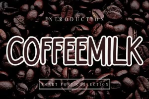 Coffeemilk Display Font