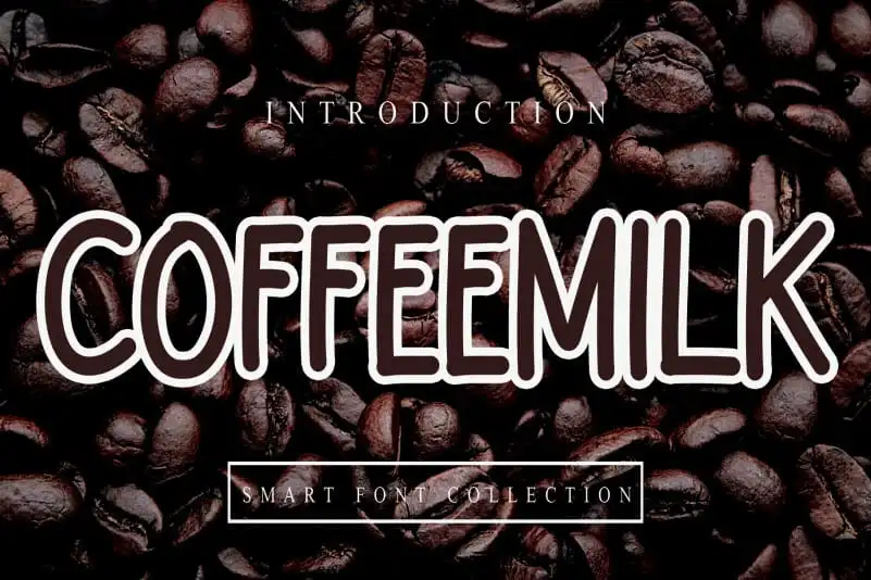 Coffeemilk Display Font