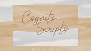 Cognito Scripto Font › Fontesk