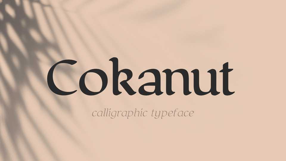 Cokanut Font Family › Fontesk