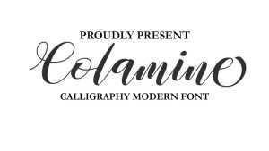 Colamine Font › Fontesk