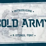 Cold Army Font - Fonte Grátis Cold Army Font