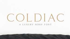 Coldiac Font › Fontesk