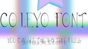 Coleyo Font › Fontesk