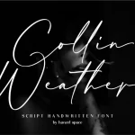 Collin Weather Font - Fonte Grátis Collin Weather Font