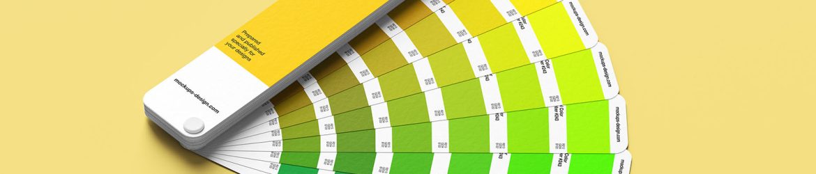Color fan mockup