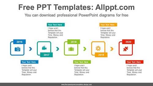 Color Square PowerPoint Diagram