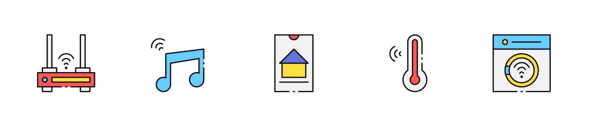 Colored Domotics Icons - Part 02