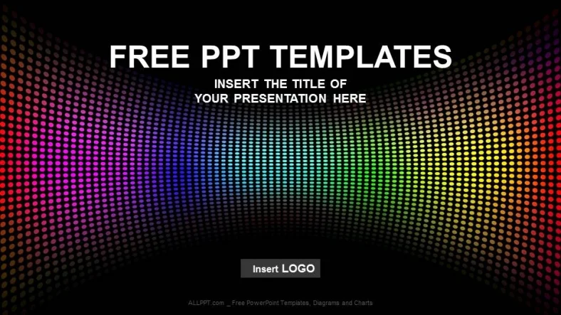 Colored Wave Abstract PowerPoint Templates