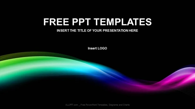 Colored Wave Abstract PPT Templates