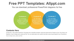 Colorful circle banner PowerPoint Diagram Template
