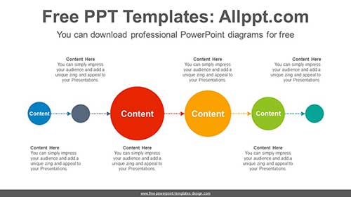 Colorful Circle Flow PowerPoint Diagram