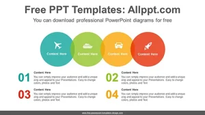 Colorful circle list PowerPoint Diagram Template