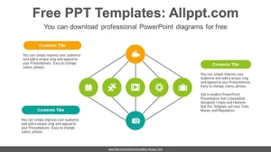 Colorful circular PowerPoint Diagram Template