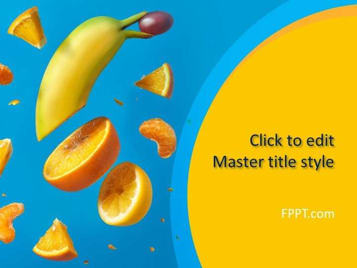 Colorful Fruits Presentation Template