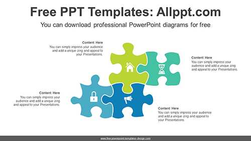 Colorful Puzzles PowerPoint Diagram Template