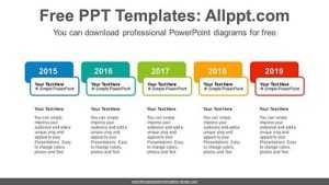 Colorful Text Boxes PowerPoint Diagram