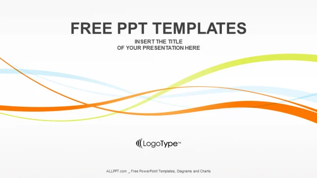 Colorful Waves-Abstract PowerPoint Templates