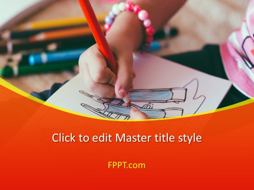 Coloring Book PowerPoint Template