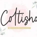 Coltisho Monoline Handwritten Font
