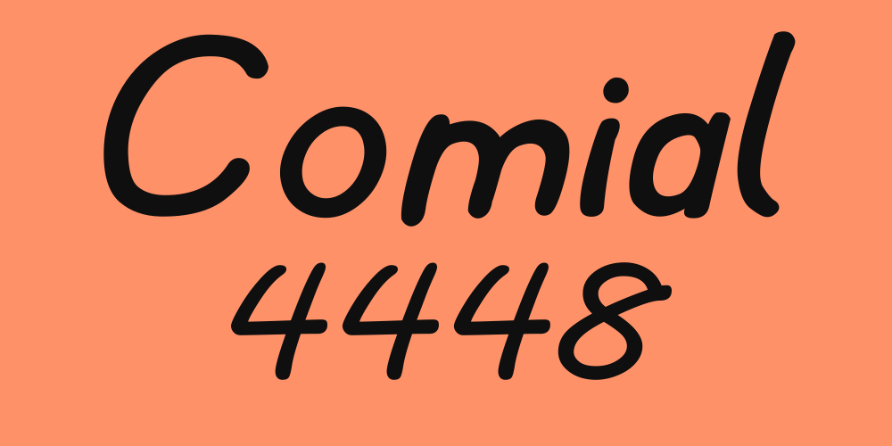 Comial 4448 font