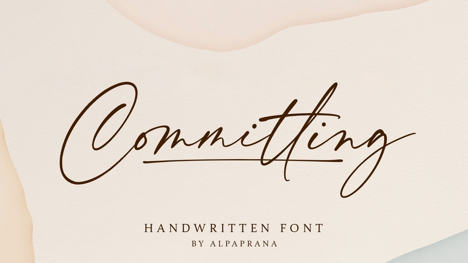 Committing Script Font › Fontesk