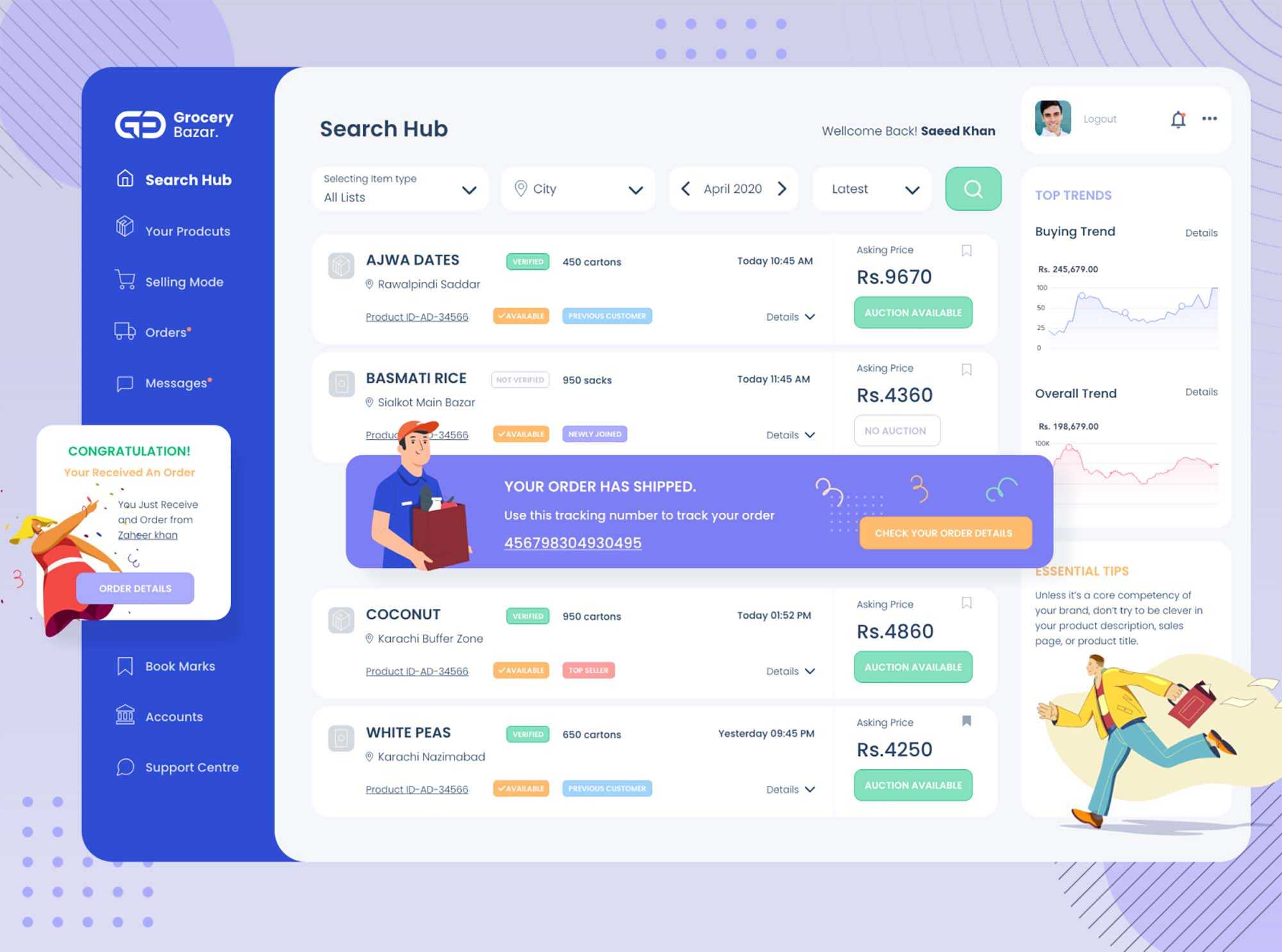 Commodity Brokers Platform Template (XD)