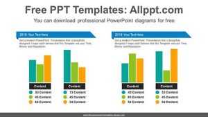 Comparative Bar Chart PPT Diagram