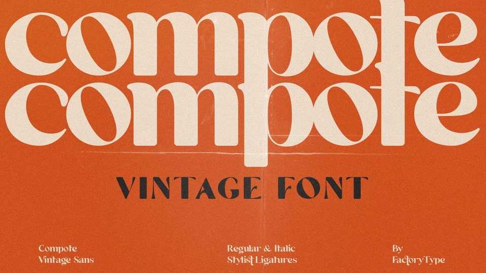 Compote Font › Fontesk