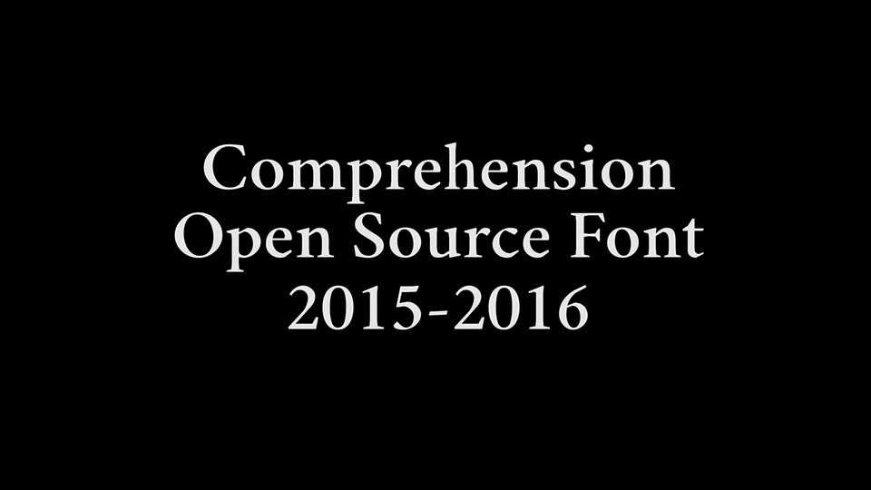 Comprehension Font › Fontesk