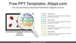 Computer Bugs Recovery PowerPoint Diagram