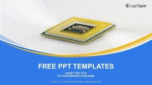 Computer CPU Chip PowerPoint Templates