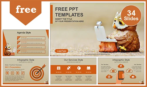 Computer Education Concept PowerPoint Template