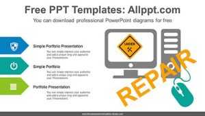 Computer Recovery PowerPoint Diagram