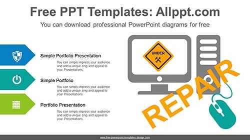 Computer Recovery PowerPoint Diagram