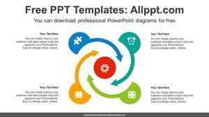 Concentrated Arrows PowerPoint Diagram